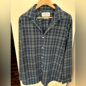 Mizzen+Main Navy Plaid Men's Shirt